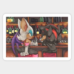 Shadow and Rouge bar Sticker